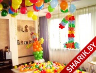 Украсить комнату на день рождения ребенка 1 год